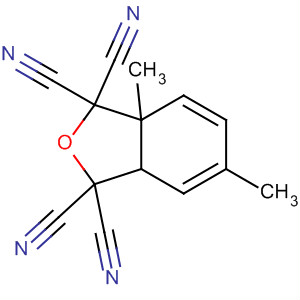 140918-49-6  1,1,3,3-Isobenzofurantetracarbonitrile, 3a,7a-dihydro-3a,6-dimethyl-