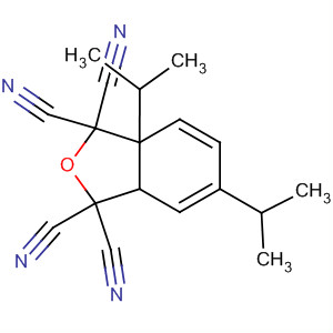 140918-52-1  1,1,3,3-Isobenzofurantetracarbonitrile,3a,7a-dihydro-3a,6-bis(1-methylethyl)-