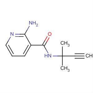 140934-35-6  3-Pyridinecarboxamide, 2-amino-N-(1,1-dimethyl-2-propynyl)- 140934-35-6  3-Pyridinecarboxamide, 2-amino-N-(1,1-dimethyl-2-propynyl)-