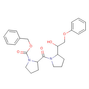 140942-63-8  1-Pyrrolidinecarboxylic acid,2-[[2-(1-hydroxy-2-phenoxyethyl)-1-pyrrolidinyl]carbonyl]-, phenylmethylester