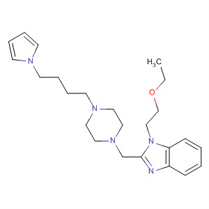 140945-33-1  1H-Benzimidazole,1-(2-ethoxyethyl)-2-[[4-[4-(1H-pyrrol-1-yl)butyl]-1-piperazinyl]methyl]-