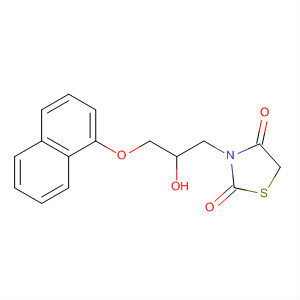 141037-41-4  2,4-Thiazolidinedione, 3-[2-hydroxy-3-(1-naphthalenyloxy)propyl]-