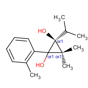 141038-32-6  1,2-Cyclopropanediol,3,3-dimethyl-1-(1-methylethyl)-2-(2-methylphenyl)-, trans-