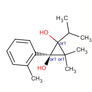 141038-33-7  1,2-Cyclopropanediol,3,3-dimethyl-1-(1-methylethyl)-2-(2-methylphenyl)-, cis-