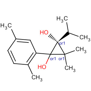 141038-37-1  1,2-Cyclopropanediol,1-(2,5-dimethylphenyl)-3,3-dimethyl-2-(1-methylethyl)-, cis-