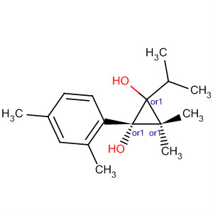 141038-41-7  1,2-Cyclopropanediol,1-(2,4-dimethylphenyl)-3,3-dimethyl-2-(1-methylethyl)-, trans-