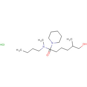 141060-17-5  1-Piperidinebutanamide, N-butyl-4-(2-hydroxy-1-methylethyl)-N-methyl-,monohydrochloride