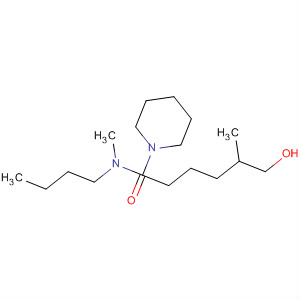 141060-18-6  1-Piperidinebutanamide, N-butyl-4-(2-hydroxy-1-methylethyl)-N-methyl-