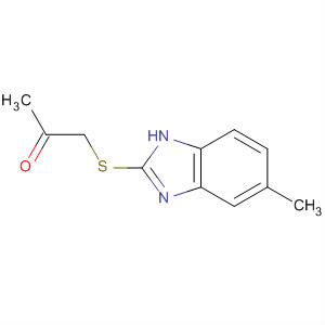 141075-24-3  2-Propanone, 1-[(5-methyl-1H-benzimidazol-2-yl)thio]-