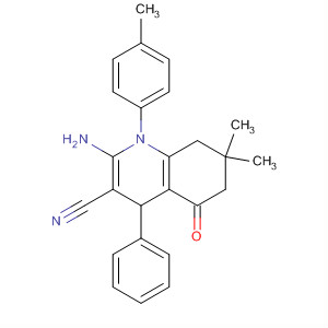 141076-58-6  3-Quinolinecarbonitrile,2-amino-1,4,5,6,7,8-hexahydro-7,7-dimethyl-1-(4-methylphenyl)-5-oxo-4-phenyl-