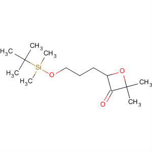 141081-50-7  3-Oxetanone,4-[3-[[(1,1-dimethylethyl)dimethylsilyl]oxy]propyl]-2,2-dimethyl-