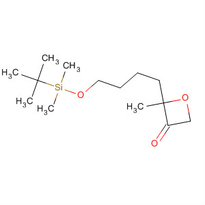 141081-68-7  3-Oxetanone, 2-[4-[[(1,1-dimethylethyl)dimethylsilyl]oxy]butyl]-2-methyl-