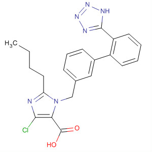141099-55-0  1H-Imidazole-5-carboxylic acid,2-butyl-4-chloro-1-[[2'-(1H-tetrazol-5-yl)[1,1'-biphenyl]-3-yl]methyl]-