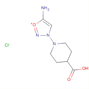141102-36-5  1,2,3-Oxadiazolium, 5-amino-3-(4-carboxy-1-piperidinyl)-, chloride