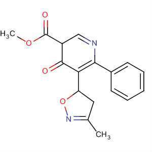 141104-30-5  3-Pyridinecarboxylic acid,1,4-dihydro-5-(3-methyl-5-isoxazolyl)-4-oxo-6-phenyl-, methyl ester 141104-30-5  3-Pyridinecarboxylic acid,1,4-dihydro-5-(3-methyl-5-isoxazolyl)-4-oxo-6-phenyl-, methyl ester