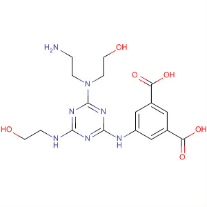 141109-57-1  1,3-Benzenedicarboxylic acid,5-[[4-[(2-aminoethyl)(2-hydroxyethyl)amino]-6-[(2-hydroxyethyl)amino]-1,3,5-triazin-2-yl]amino]-