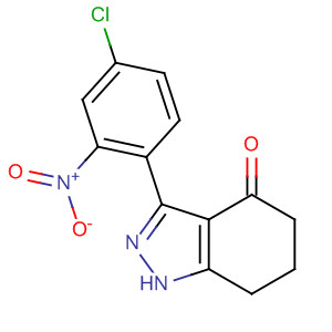 141125-61-3  4H-Indazol-4-one, 3-(4-chloro-2-nitrophenyl)-1,5,6,7-tetrahydro-
