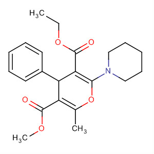 139884-13-2  4H-Pyran-3,5-dicarboxylic acid, 2-methyl-4-phenyl-6-(1-piperidinyl)-,3-ethyl 5-methyl ester