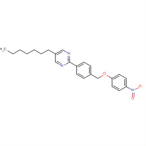 139907-99-6  Pyrimidine, 5-heptyl-2-[4-[(4-nitrophenoxy)methyl]phenyl]-