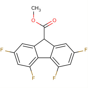 139911-11-8  9H-Fluorene-9-carboxylic acid, 2,4,5,7-tetrafluoro-, methyl ester