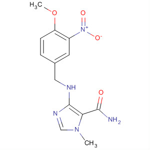139927-92-7  1H-Imidazole-5-carboxamide,4-[[(4-methoxy-3-nitrophenyl)methyl]amino]-1-methyl-