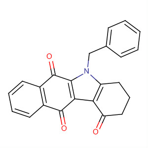 139932-88-0  1H-Benzo[b]carbazole-1,6,11-trione,2,3,4,5-tetrahydro-5-(phenylmethyl)-