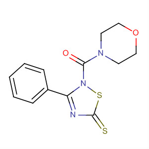 139933-22-5  Morpholine, 4-[(3-phenyl-5-thioxo-1,2,4-thiadiazol-2(5H)-yl)carbonyl]-