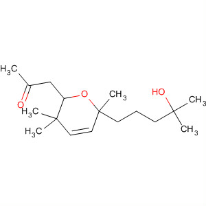 139935-07-2  2-Propanone,1-[tetrahydro-6-(4-hydroxy-4-methylpentyl)-3,3,6-trimethyl-2H-pyran-2-yl]-, cis-