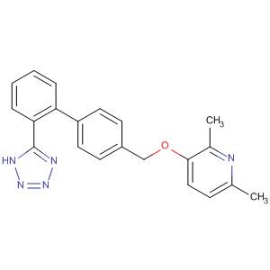139958-40-0  Pyridine,2,6-dimethyl-3-[[2'-(1H-tetrazol-5-yl)[1,1'-biphenyl]-4-yl]methoxy]-