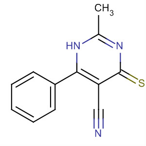 13996-07-1  5-Pyrimidinecarbonitrile, 1,4-dihydro-2-methyl-6-phenyl-4-thioxo-