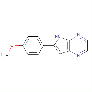 139962-77-9  4H-Pyrrolo[2,3-b]pyrazine, 6-(4-methoxyphenyl)-