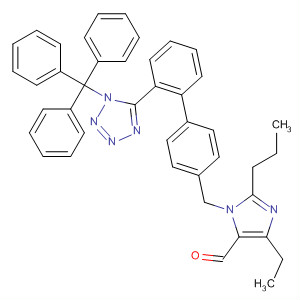 139964-23-1  1H-Imidazole-5-carboxaldehyde,4-ethyl-2-propyl-1-[[2'-[1-(triphenylmethyl)-1H-tetrazol-5-yl][1,1'-biphenyl]-4-yl]methyl]-
