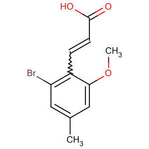139976-14-0  2-Propenoic acid, 3-(2-bromo-6-methoxy-4-methylphenyl)-