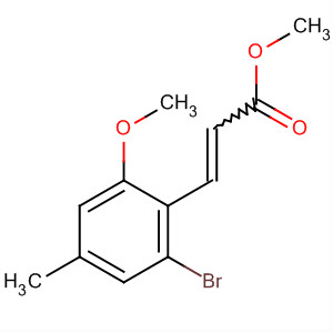 139976-15-1  2-Propenoic acid, 3-(2-bromo-6-methoxy-4-methylphenyl)-, methyl ester