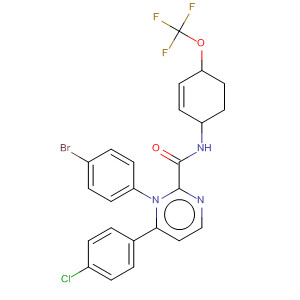139991-59-6  3-Pyridazinecarboxamide,1-(4-bromophenyl)-6-(4-chlorophenyl)-1,4,5,6-tetrahydro-N-[4-(trifluoromethoxy)phenyl]-
