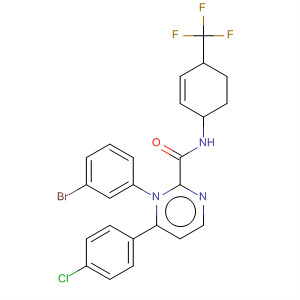 139991-61-0  3-Pyridazinecarboxamide,1-(3-bromophenyl)-6-(4-chlorophenyl)-1,4,5,6-tetrahydro-N-[4-(trifluoromethyl)phenyl]-