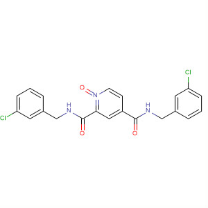 139994-12-0  2,4-Pyridinedicarboxamide, N,N'-bis[(3-chlorophenyl)methyl]-, 1-oxide
