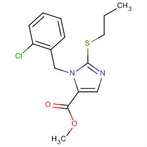139994-38-0  1H-Imidazole-5-carboxylic acid,1-[(2-chlorophenyl)methyl]-2-(propylthio)-, methyl ester