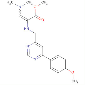 140117-08-4  2-Propenoic acid,3-(dimethylamino)-2-[[6-(4-methoxyphenyl)-4-pyrimidinyl]methylamino]-,methyl ester