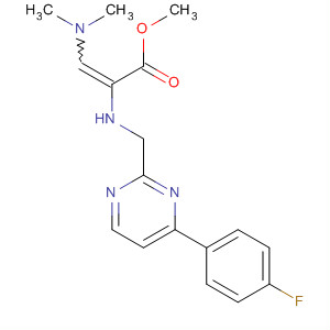 140117-09-5  2-Propenoic acid,3-(dimethylamino)-2-[[4-(4-fluorophenyl)-2-pyrimidinyl]methylamino]-,methyl ester