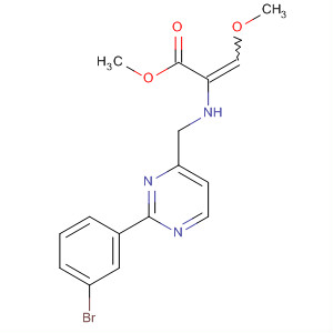 140118-10-1  2-Propenoic acid,2-[[2-(3-bromophenyl)-4-pyrimidinyl]methylamino]-3-methoxy-, methylester