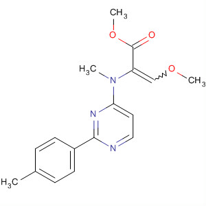 140118-11-2  2-Propenoic acid,3-methoxy-2-[methyl[2-(4-methylphenyl)-4-pyrimidinyl]amino]-, methylester