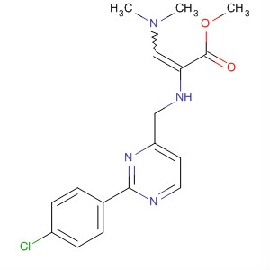 140118-12-3  2-Propenoic acid,2-[[2-(4-chlorophenyl)-4-pyrimidinyl]methylamino]-3-(dimethylamino)-,methyl ester