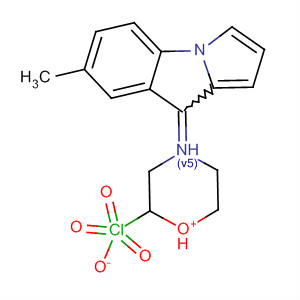 140119-46-6  Morpholinium, 4-(7-methyl-9H-pyrrolo[1,2-a]indol-9-ylidene)-,perchlorate