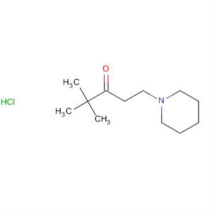 140136-50-1  3-Pentanone, 4,4-dimethyl-1-(1-piperidinyl)-, hydrochloride 140136-50-1  3-Pentanone, 4,4-dimethyl-1-(1-piperidinyl)-, hydrochloride