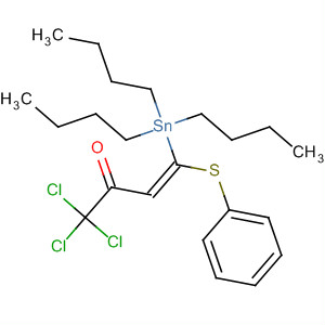 140171-95-5  3-Buten-2-one, 1,1,1-trichloro-4-(phenylthio)-4-(tributylstannyl)-, (Z)-