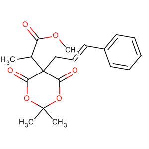 140184-25-4  1,3-Dioxane-5-propanoic acid,2,2-dimethyl-4,6-dioxo-5-(3-phenyl-2-propenyl)-, methyl ester, (E)-