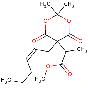 140184-44-7  1,3-Dioxane-5-propanoic acid, 5-(2-hexenyl)-2,2-dimethyl-4,6-dioxo-,methyl ester, (Z)-
