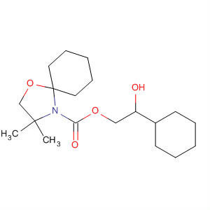 140194-09-8  1-Oxa-4-azaspiro[4.5]decane-4-carboxylic acid, 3,3-dimethyl-,2-cyclohexyl-2-hydroxyethyl ester
