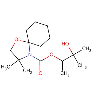 140194-11-2  1-Oxa-4-azaspiro[4.5]decane-4-carboxylic acid, 3,3-dimethyl-,2-hydroxy-1,2-dimethylpropyl ester